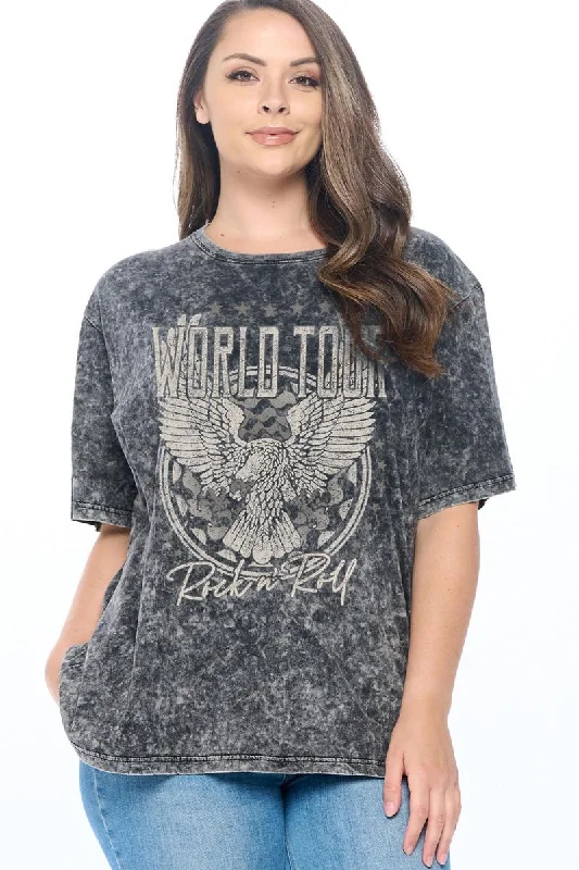 Zutter Eagle Illusion Rock Curvy Tee