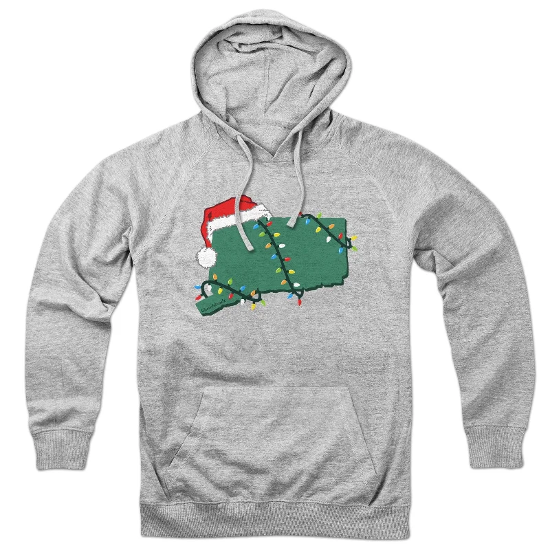 Santa Hat Connecticut Hoodie