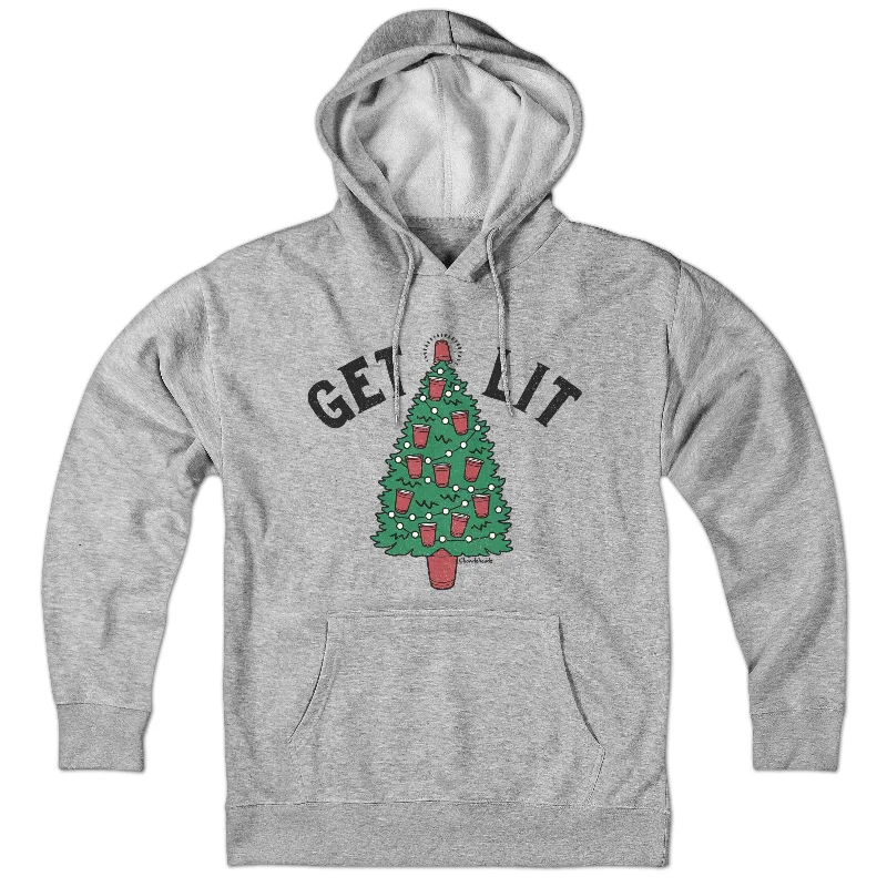 Get Lit Christmas Tree Hoodie