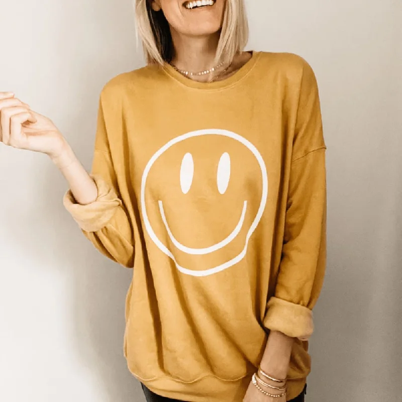 White Smiley Sweatshirt