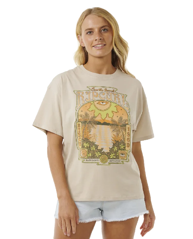 Slow Down Heritage T-Shirt in Natural