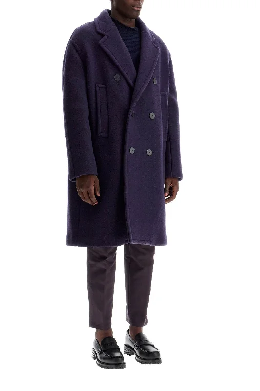 Autumn Selection Lanvin Double-Breasted Heavy Wool Coat