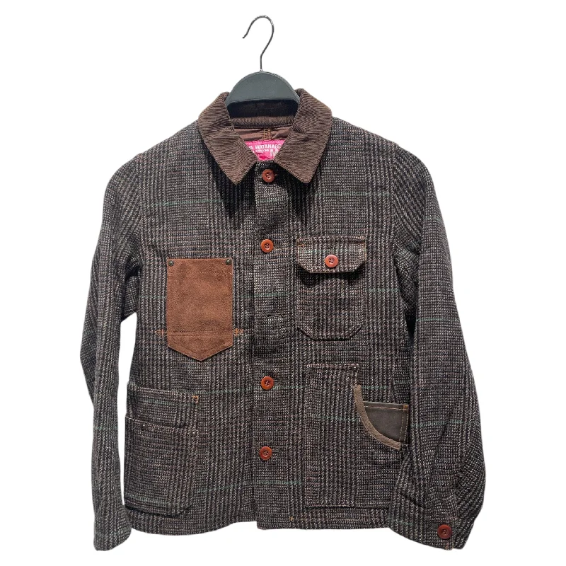 Sports And Leisure JUNYA WATANABE COMME des GARCONS/JUNYA WATANABE COMME des GARCONS/Jacket/S/Plaid/Cotton/MLT/Single Breasted/hervier productions tweed