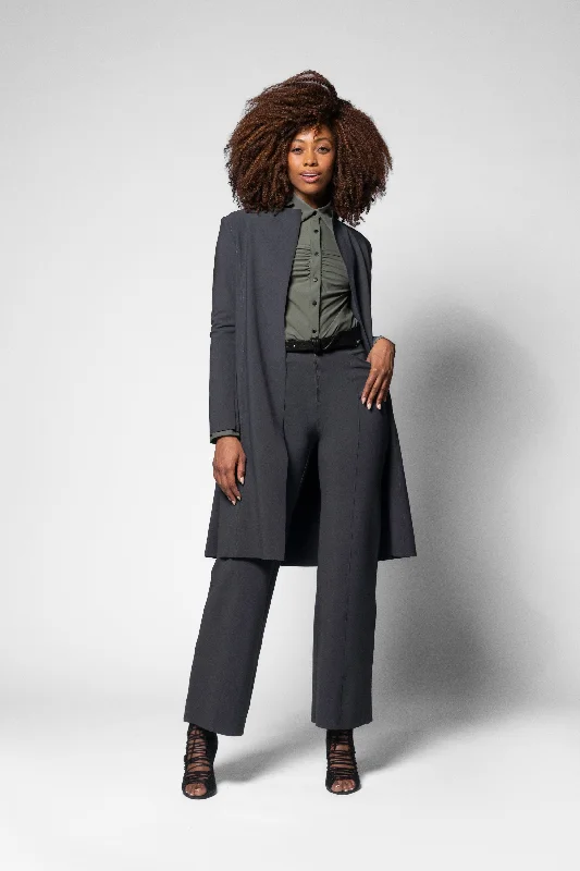 Feminine Charm Reefer Coat - Cargo