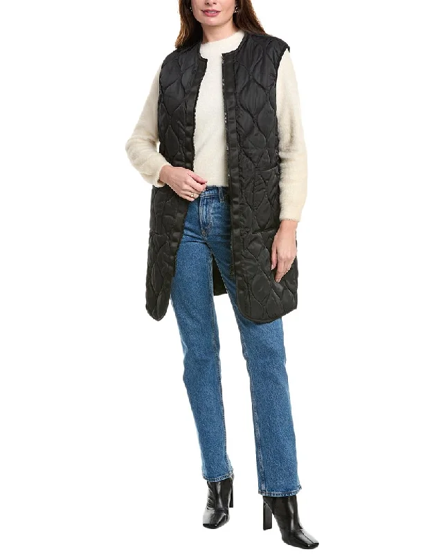 Wearable At Home Or Out Hudson Jeans Onion Quilted Long Vest