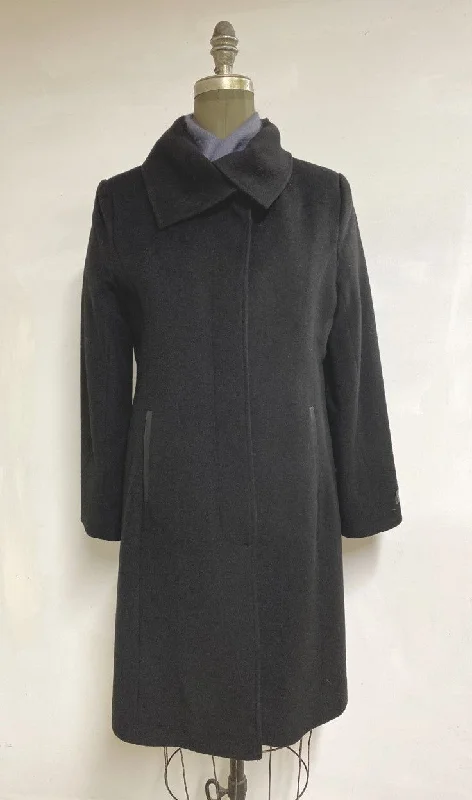 Fashion Must-have Irene Coat - 50% Cashmere Wool Blend