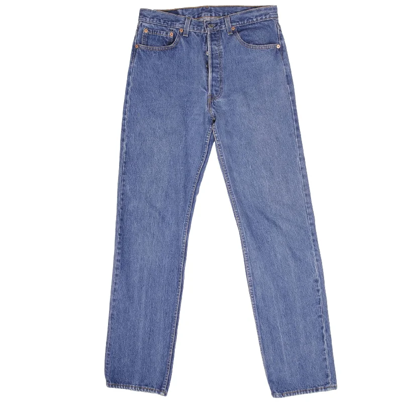 Preview New Products VINTAGE LEVIS 501 JEANS INDIGO 1990S SIZE W33 L34 MADE IN USA Preview New Products VINTAGE LEVIS 501 JEANS INDIGO 1990S SIZE W33 L34 MADE IN USA