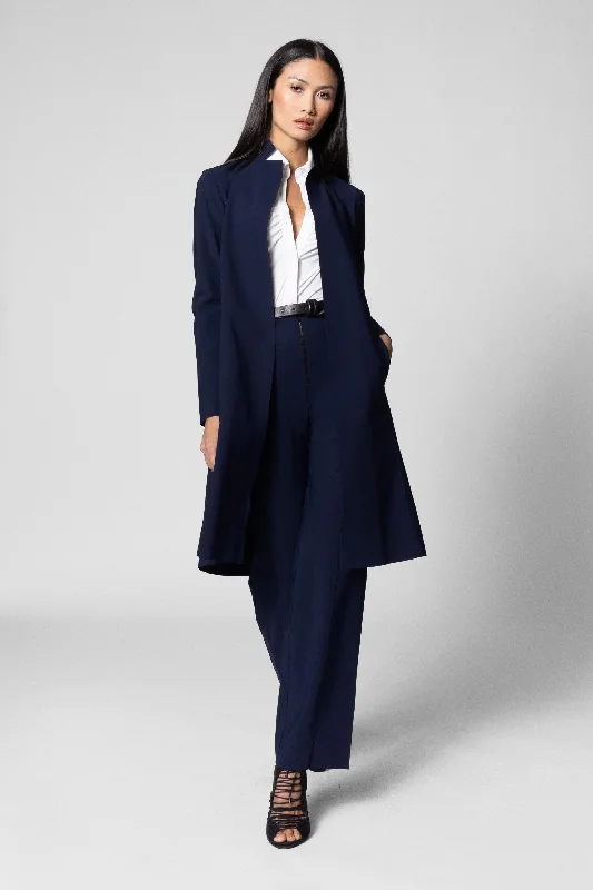 Fresh And Capable Reefer Coat - Midnight
