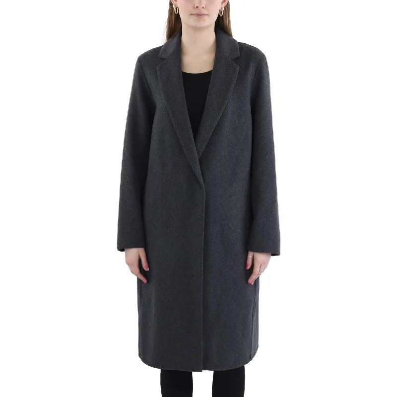 Elegant And Simple Womens Solid Wool Pea Coat