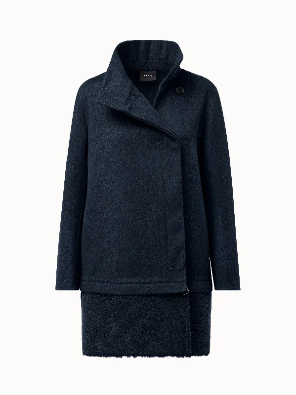 Fabiella Cashmere And Shearling Coat