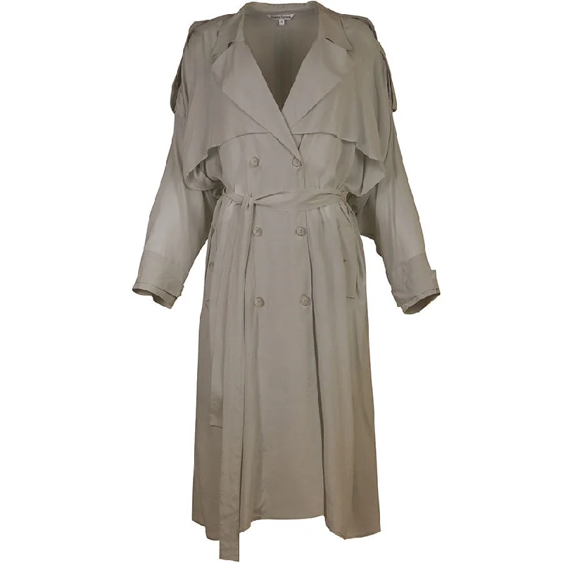 OLIVE TRENCH COAT "FELINE"