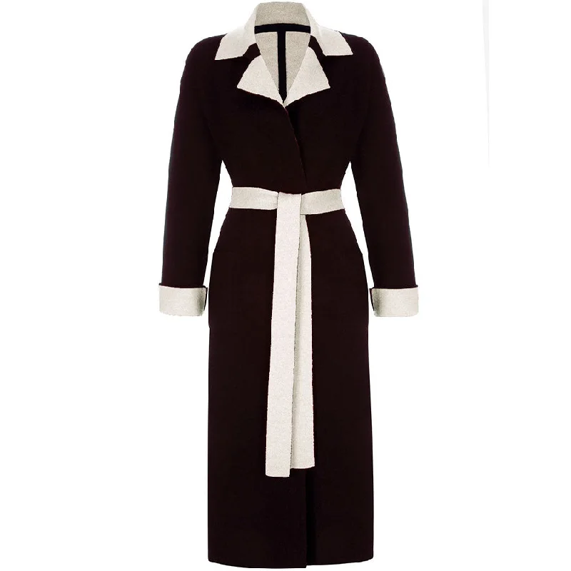 CASHMERE LONG COAT "MARJANA" DOUBLEFACED