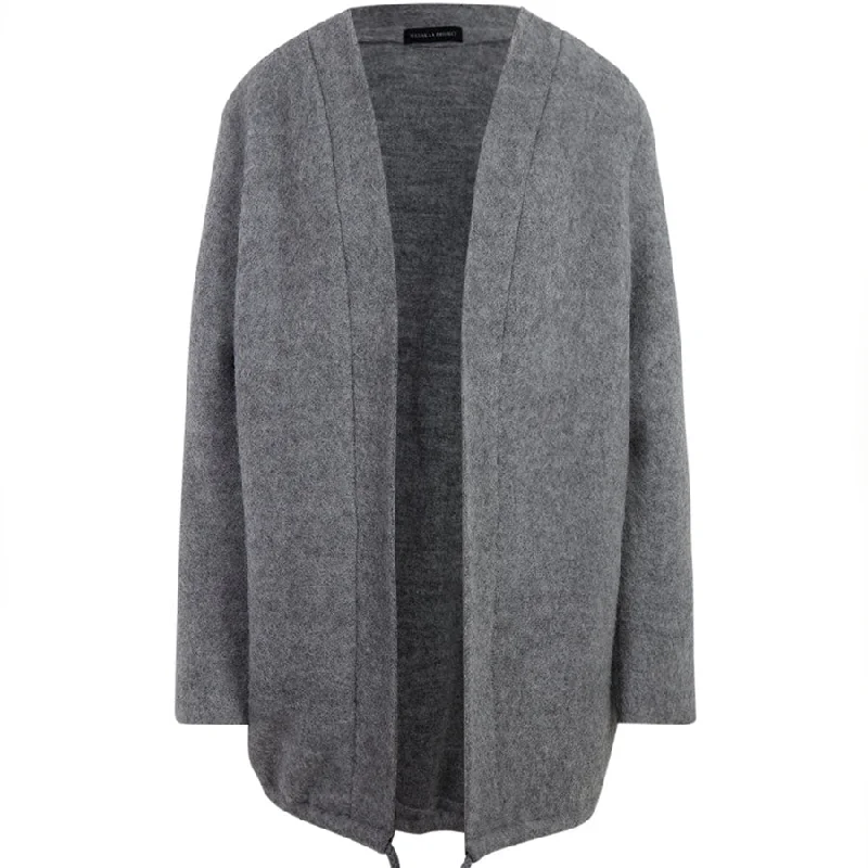 MERINO WOOL BLAZER IN GREY