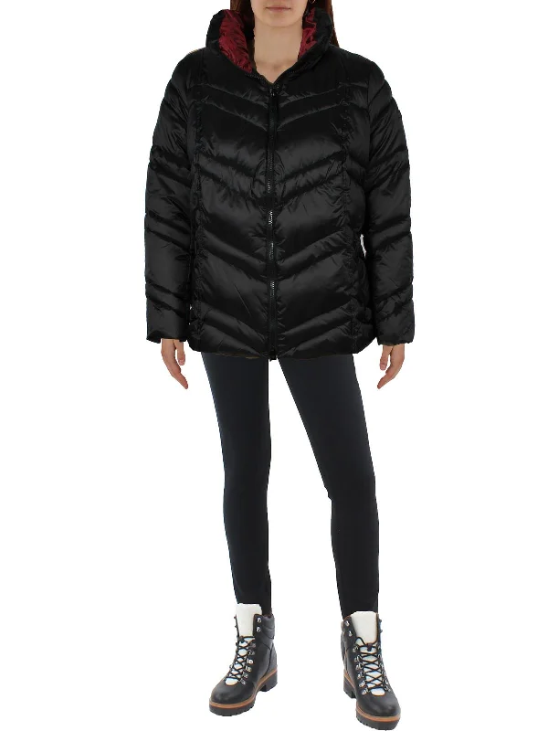 Womens Quilted Short Puffer Jacket