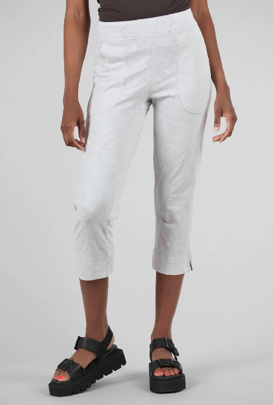 Cotton Slub Pocket Capri, Dune