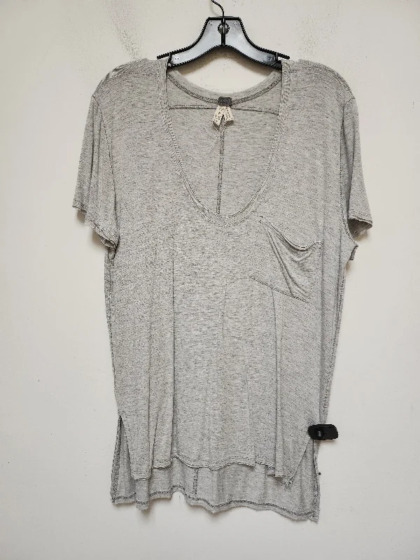 Top Short Sleeve Basic By We The Free In Grey, Size: Xs