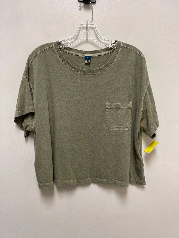 Top Short Sleeve By Old Navy In Green, Size: L