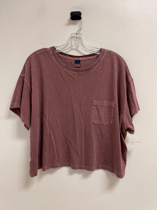 Top Short Sleeve By Old Navy In Red, Size: L