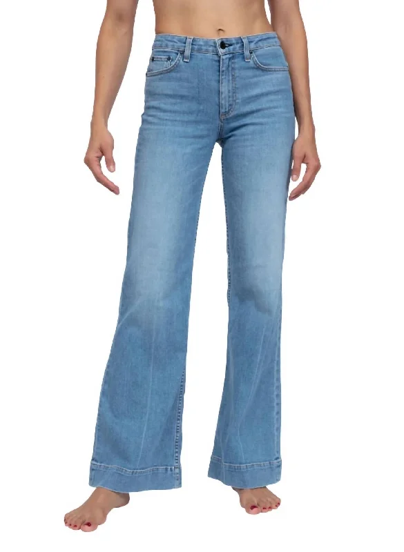 Juniper Wide Leg Jeans In Keel Over