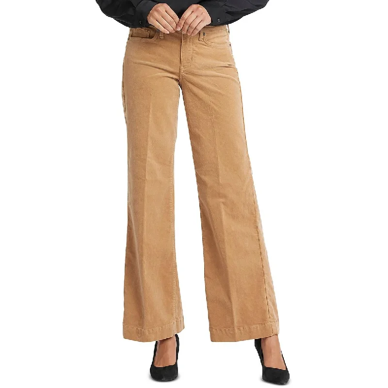 Womens Corduroy Wide Leg Wide Leg Pants