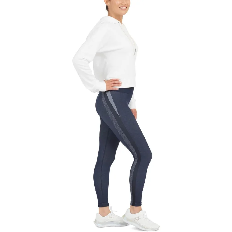 Womens Seamless Track Stripe Leggings